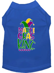 Mardi Gras King Screen Print Mardi Gras Dog Shirt