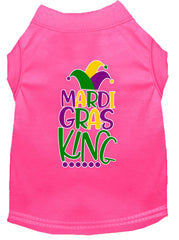 Mardi Gras King Screen Print Mardi Gras Dog Shirt