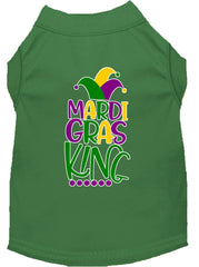 Mardi Gras King Screen Print Mardi Gras Dog Shirt