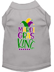 Mardi Gras King Screen Print Mardi Gras Dog Shirt