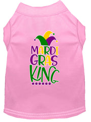 Mardi Gras King Screen Print Mardi Gras Dog Shirt