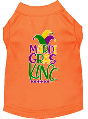 Mardi Gras King Screen Print Mardi Gras Dog Shirt