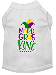 Mardi Gras King Screen Print Mardi Gras Dog Shirt