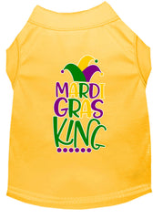 Mardi Gras King Screen Print Mardi Gras Dog Shirt