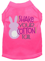 Shake Your Cotton Tail Screen Print Dog Shirt