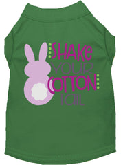 Shake Your Cotton Tail Screen Print Dog Shirt