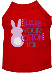 Shake Your Cotton Tail Screen Print Dog Shirt