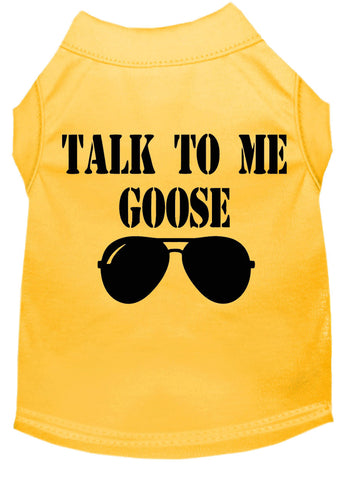 Talk To Me Goose Screen Print Dog Shirt