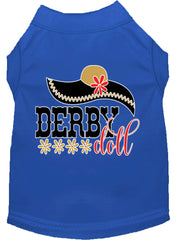 Derby Doll Screen Print Dog Shirt