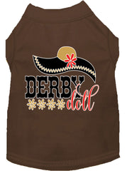 Derby Doll Screen Print Dog Shirt