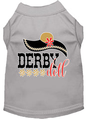 Derby Doll Screen Print Dog Shirt