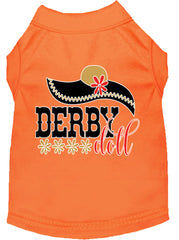 Derby Doll Screen Print Dog Shirt