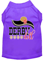 Derby Doll Screen Print Dog Shirt