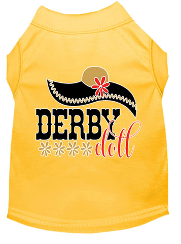 Derby Doll Screen Print Dog Shirt