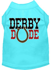 Derby Dude Screen Print Dog Shirt