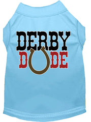 Derby Dude Screen Print Dog Shirt