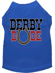 Derby Dude Screen Print Dog Shirt