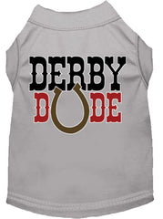 Derby Dude Screen Print Dog Shirt