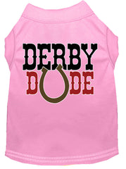 Derby Dude Screen Print Dog Shirt