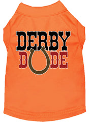 Derby Dude Screen Print Dog Shirt