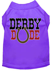 Derby Dude Screen Print Dog Shirt