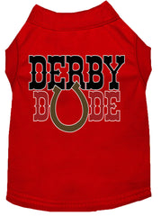 Derby Dude Screen Print Dog Shirt