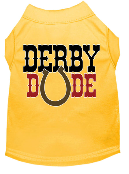 Derby Dude Screen Print Dog Shirt