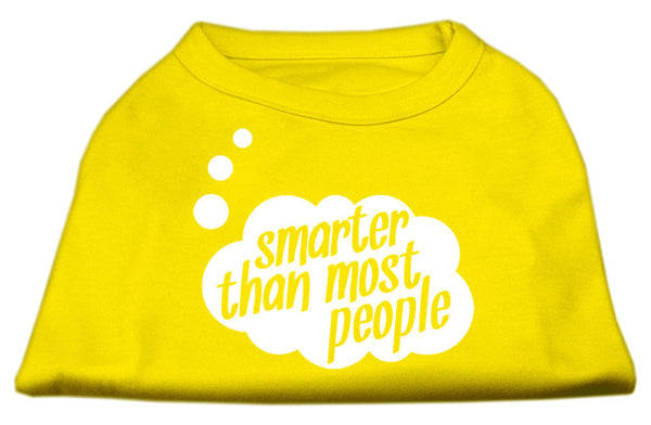 Smarter Then Most People Screen Printed Dog Shirt