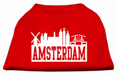 Amsterdam Skyline Screen Print Shirt