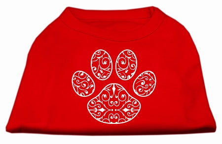 Henna Paw Screen Print Shirt