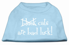 Black Cats Are Bad Luck Screen Print Shirt