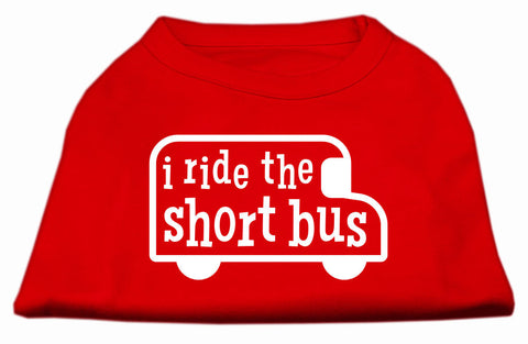 I Ride The Short Bus Screen Print Shirt