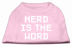 Nerd Is The Word Screen Print Shirt