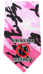 Back Yard Security Screen Print Bandana