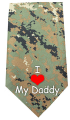 I Love Daddy Screen Print Bandana