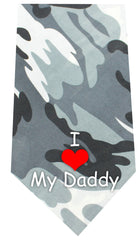 I Love Daddy Screen Print Bandana