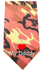 I Love Daddy Screen Print Bandana