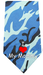 I Love Mommy Screen Print Bandana