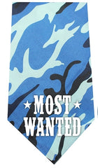 Most Wanted Screen Print Bandana