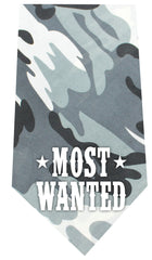 Most Wanted Screen Print Bandana