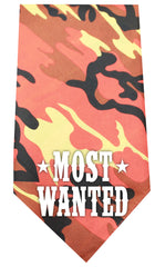 Most Wanted Screen Print Bandana