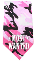 Most Wanted Screen Print Bandana