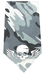 Skull Wings Screen Print Bandana