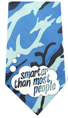 Smarter Than Most People Screen Print Bandana