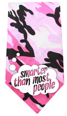 Smarter Than Most People Screen Print Bandana