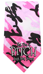 Yes I'm A Bitch Screen Print Bandana