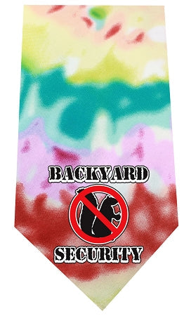 Back Yard Security Screen Print Bandana