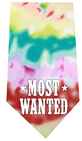 Most Wanted Screen Print Bandana