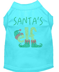 Santa's Elf Rhinestone Dog Shirt