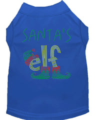 Santa's Elf Rhinestone Dog Shirt